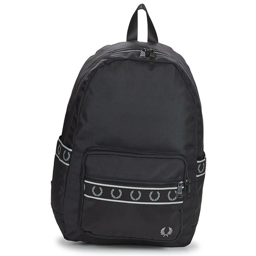 Sacs Homme Les Petites Bombes Fred Perry CONTRAST TAPE BACKPACK Noir