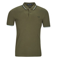 Vêtements Homme Polos manches courtes Fred Perry TWIN TIPPED FRED PERRY SHIRT Kaki