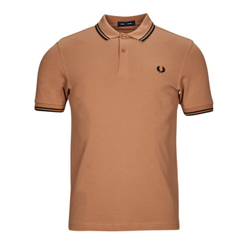 Vêtements Homme Polos manches courtes Fred Perry TWIN TIPPED FRED PERRY SHIRT Orange