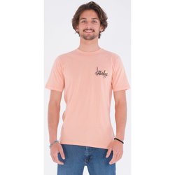 Vêtements Homme T-shirts manches courtes Hurley Camiseta  Wash Parrot Tee Pink Quest Rose