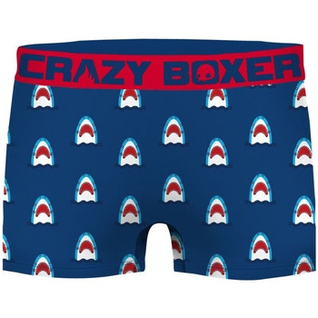Crazy Boxer CRAZYBOXER 2 Boxers Homme Bio BCBCX2 REQ Bleu