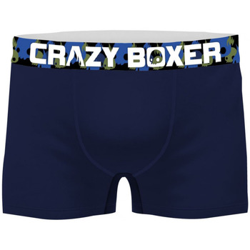Crazy Boxer CRAZYBOXER 2 Boxers Homme Bio BCBCX2 UNI2 Bleu