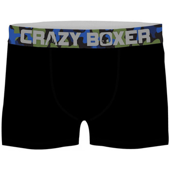 Crazy Boxer CRAZYBOXER 2 Boxers Homme Bio BCBCX2 CAM2 Bleu