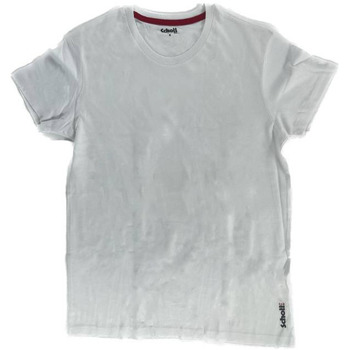 Vêtements Homme T-shirts manches courtes Schott - T-shirt manches courtes - blanc Blanc