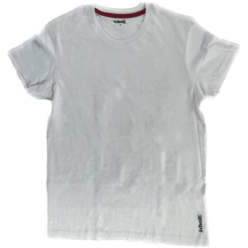 Vêtements Homme Vestes en jean Schott - T-shirt manches courtes - blanc Blanc