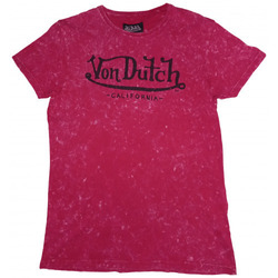 Vêtements Homme T-shirts & Polos Von Dutch Tee shirt  Homme bordeaux Bordeaux