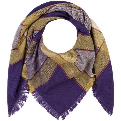 Accessoires textile Femme Echarpes / Etoles / Foulards Qualicoq Echarpe carrée Sin Violet