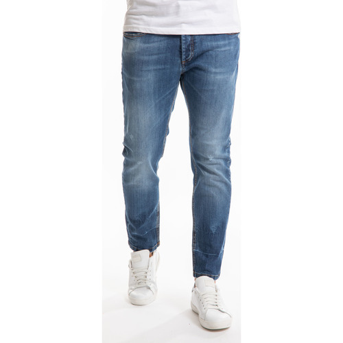 Vêtements Homme Pantalons 5 poches Takeshy Kurosawa T00038 | Regular Bleu
