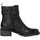 Chaussures Femme Boots Tamaris Bottines Cuir Noir