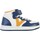 Chaussures Fille Baskets montantes Victoria Basket à Scratch Montante Bleu