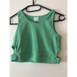 Vêtements Fille Débardeurs / T-shirts sans manche Zara Tee shirt vert Vert