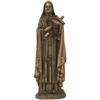 Maison & Déco Statuettes et figurines Phoenix Import Statuette Sainte Thérèse de couleur bronze Doré