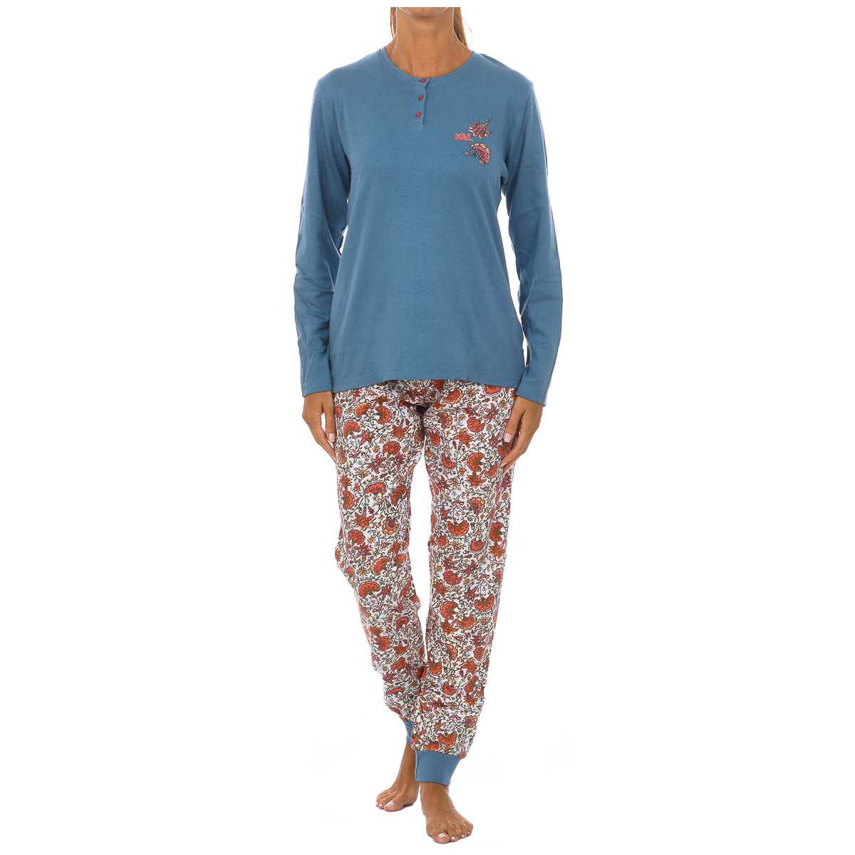 Vêtements Femme Pyjamas / Chemises de nuit Kisses&Love KL45186 Multicolore