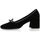 Chaussures Femme Ballerines / babies Reqin's Ballerines cuir velours Noir