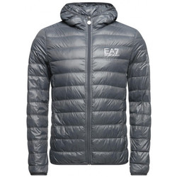 Vêtements Homme Doudounes Giorgio Armani printed textured zip-up lightweight jacket Doudoune EA7 Gris