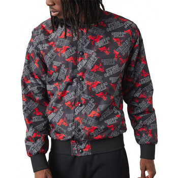 Vêtements Homme Blousons New-Era Chicago Bulls Logo Print Noir