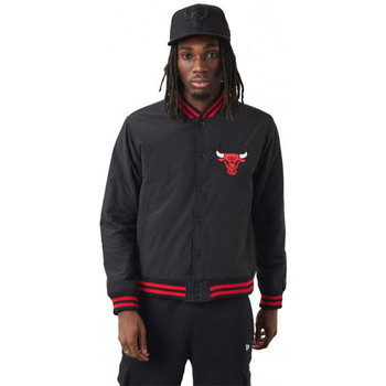 Vêtements Homme Blousons New-Era Chicago Bulls Team Logo Bomber Noir