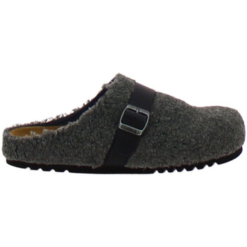 Chaussures Homme Chaussons Scholl CHARLES SYNTHETIC FUR LEATHER Gris
