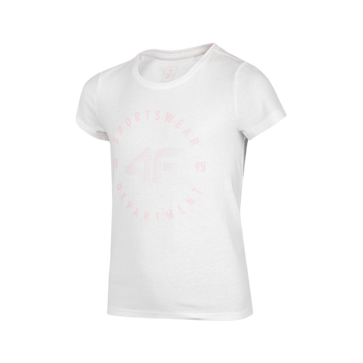 Vêtements Fille T-shirts manches courtes 4F JTSD003 Blanc