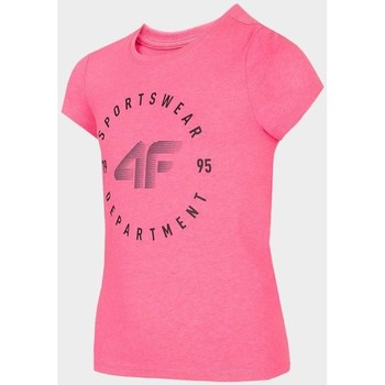 Vêtements Fille T-shirts manches courtes 4F JTSD003 Rose