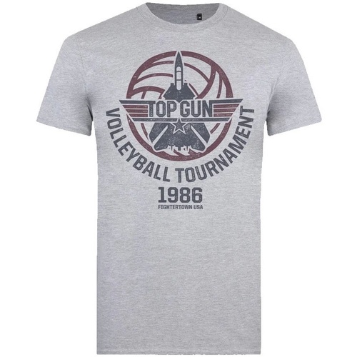 Vêtements Homme T-shirts manches longues Top Gun TV1653 Gris
