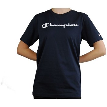 Vêtements Enfant T-shirts manches courtes Champion 305365BS501 Bleu marine
