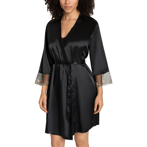 Vêtements Femme Pyjamas / Chemises de nuit Lascana Kimono Capsule Noir