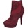 Chaussures Femme Bottines Gattinoni BE525 Bordeaux