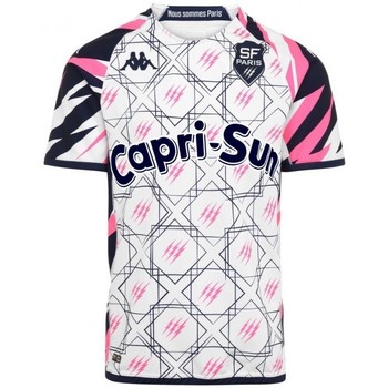 Vêtements T-shirts manches courtes Kappa MAILLOT RUGBY REPLICA STADE FR Blanc