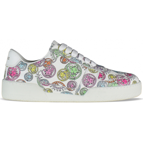 Chaussures Femme Baskets mode Versace Sneakers Chain Reaction Blanc