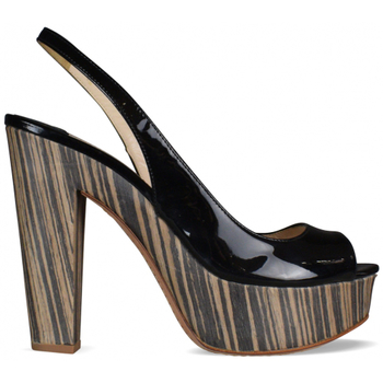 Chaussures Femme Sandales et Nu-pieds Eckige Prada Sandales Noir