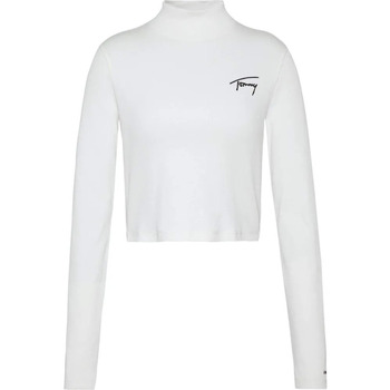 Vêtements Femme Pulls Tommy Jeans Signature original Blanc
