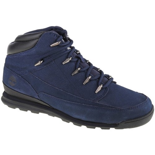Timberland Euro Rock Mid Hiker Marine - Chaussures Chaussures-de-randonnee  Homme 188,00 €