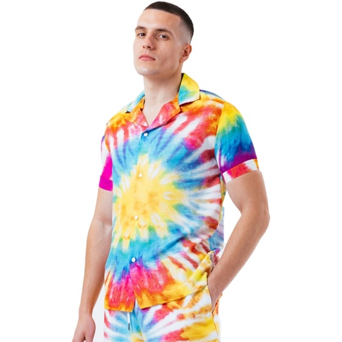 Vêtements Homme Chemises manches longues Hype Resort Multicolore