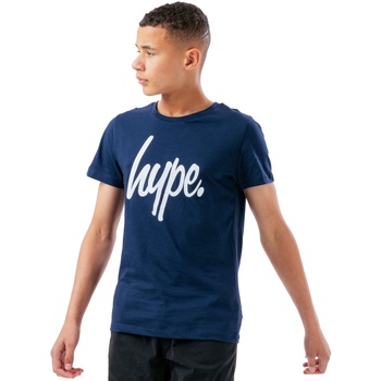 Vêtements Garçon T-shirts manches longues Hype  Bleu