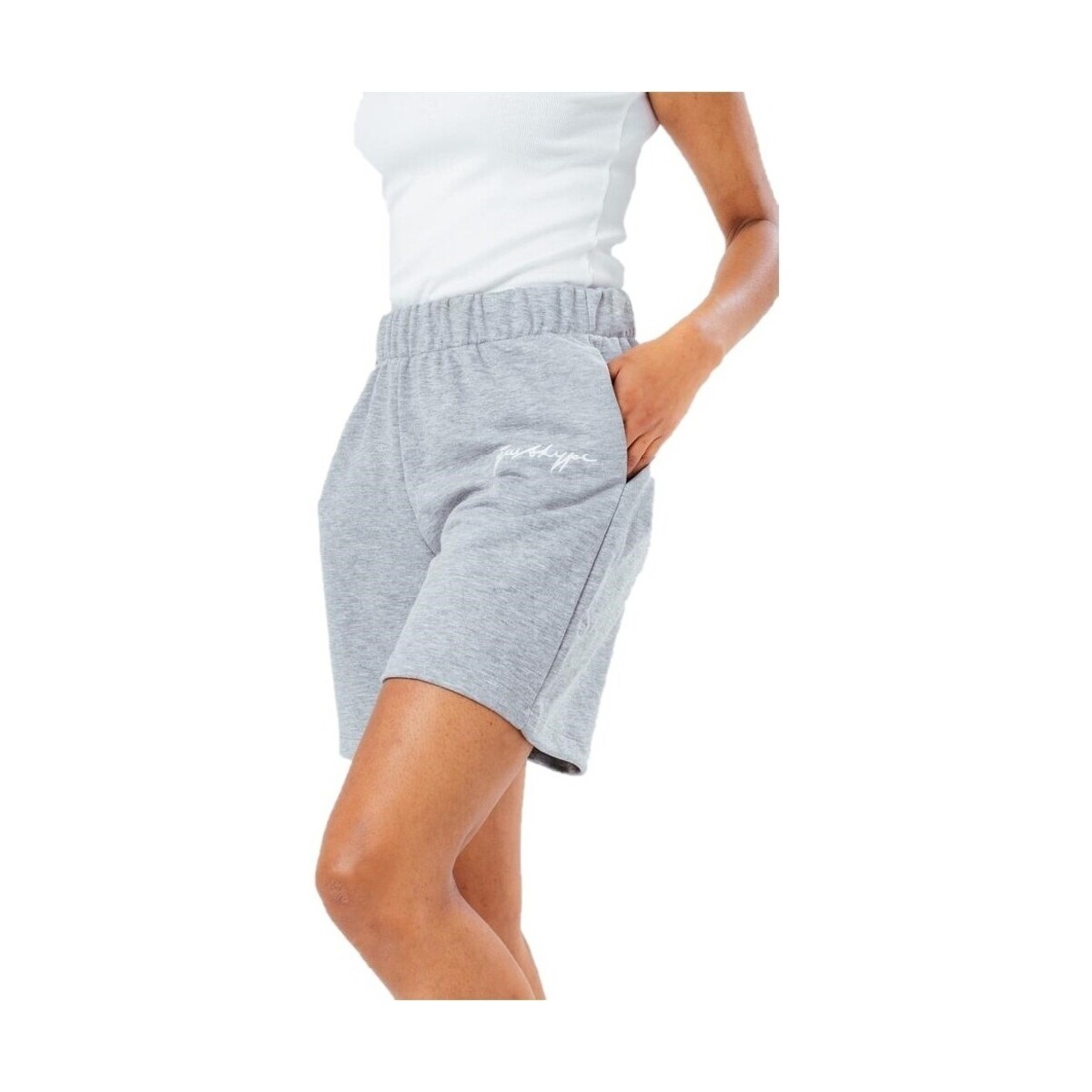 Vêtements Femme Shorts / Bermudas Hype Reverse Look Gris