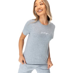 Vêtements Femme T-shirts manches longues Hype HY6171 Gris