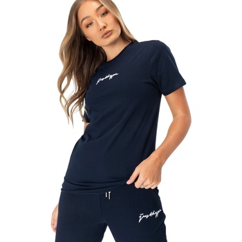 Vêtements Femme T-shirts manches longues Hype HY6171 Bleu