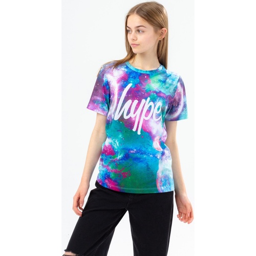 Vêtements Fille T-shirts manches longues Hype HY7104 Violet