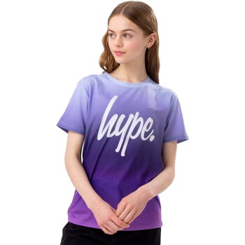 Vêtements Fille T-shirts manches longues Hype Fade Violet