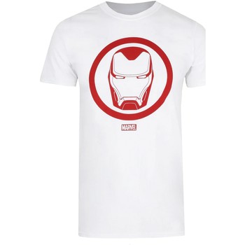 Vêtements Homme T-shirts manches longues Iron Man  Blanc