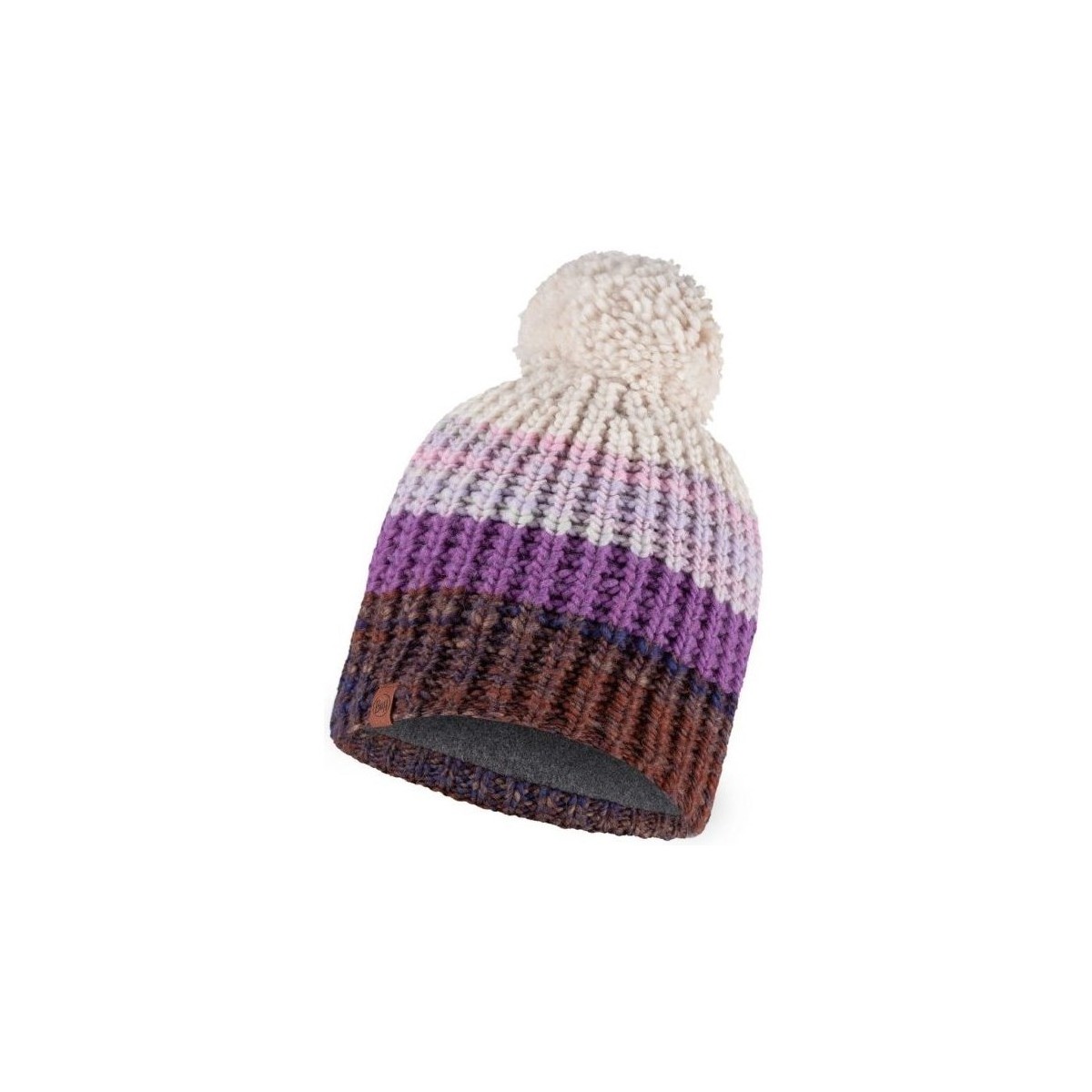 Accessoires textile Bonnets Buff Knitted Fleece Hat Marron, Violet, Blanc