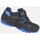 Chaussures Garçon Baskets mode Geox JR NEW SAVAGE B ABX bleu roi/noir