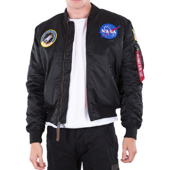 Vêtements Homme Blousons Alpha MA-1 VF NASA Noir