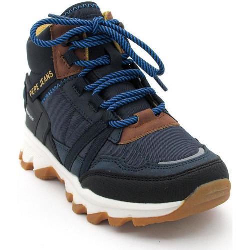 Chaussures Fille Baskets mode Pepe fitness jeans  Bleu
