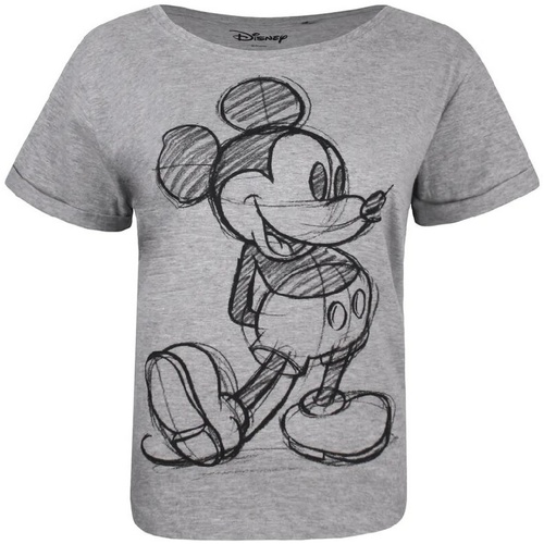 Vêtements Femme Finally a plain t-shirt with style Disney  Gris