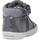 Chaussures Fille Bottes Geox B GISLI GIRL Gris