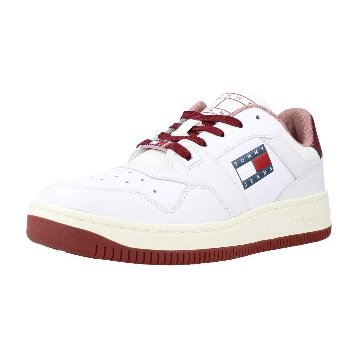 Chaussures Femme Baskets mode Tommy Jeans RETRO LOW BA Blanc