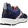 Chaussures Homme Baskets mode Voile Blanche CLUB18 Bleu