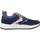 Chaussures Homme Baskets mode Voile Blanche CLUB18 Bleu
